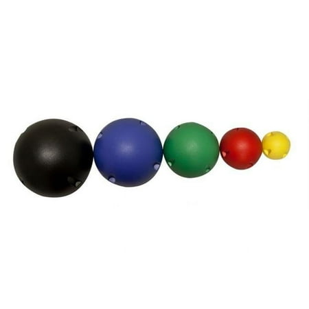CanDo 5-Ball Set, 1 Each Yellow Through Black, No Rack