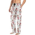 thumbnail image 5 of HPINK-T Christmas Cute Nutcracker Men's Pajama Pants Super Soft Sleep Lounge Pants Pjs Bottoms with Pockets, 5 of 7
