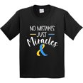 thumbnail image 3 of Inktastic No Mistakes, Just Miracles Down Syndrome Awareness Youth T-Shirt, 3 of 5