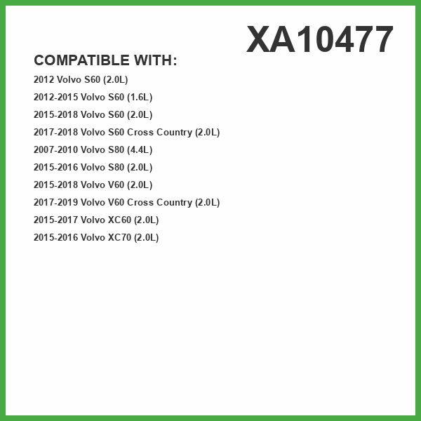 ECOGARD XA10477 Premium Engine Air Filter Fits 2015-2017 Volvo XC60, 2012-2018 S60, 2015-2018 V60, 2017-2019 V60 Cross Country, 2007-2010 S80, 2015-2016 XC70, 2017-2018 S60 Cross Country