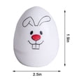 thumbnail image 3 of Huevos de Pascua luminosos con LED | Huevos rellenables con luz LED a pilas | Huevos de plástico luminosos de 4 colores para la búsqueda de huevos, 3 of 9