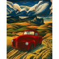 thumbnail image 1 of Cuadros Decorativos (DB5637) Pintura de diamante cuadrado Coche rojo Diamante de imitación Cuadro de pared Arte Artesanía 20X30cm Ehuebsd embutido en tela, 1 of 1