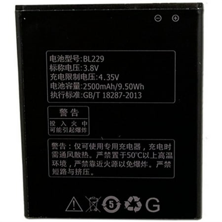 cbk 2500mah 3.8v replacement internal battery for lenovo a8 a808t a806 bl229