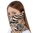 thumbnail image 4 of Hirioo Watercolor Zebra for Multifunction Beanie Hat for Men and Women Unisex for Winter Sports, Outdoor Activities, and Daily Wear, 4 of 8