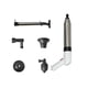thumbnail image 1 of Kits de Bomba de émbolo de Presión de Aire para Inodoro Conjunto de Desatascador de Drenaje de émbolo de Inodoro Fregadero Portátil Y Desatascador de Estilo C Gloria Destapador de inodoro, 1 of 9