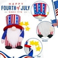 thumbnail image 4 of Antqov Gnome Doll 4th of July Gnomes Handmade Fourth of July Decorations for Home, Striped Five Pointed Star Dwarf Faceless Doll Kitchen Tiered Tray Decorations, 4 of 7