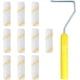 thumbnail image 1 of Rodillo de pintura, fácil de usar para un acabado suave, marco de acero cromado, fibra de filamento denso, mango extensible para proyectos con mini rodillos, diseño compacto, 1 of 5