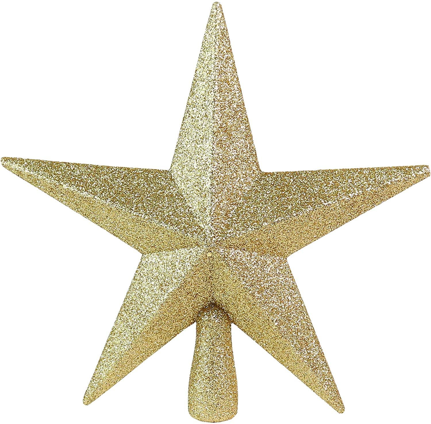 Ornativity Glitter Star Tree Topper Christmas Gold Decorative Holiday