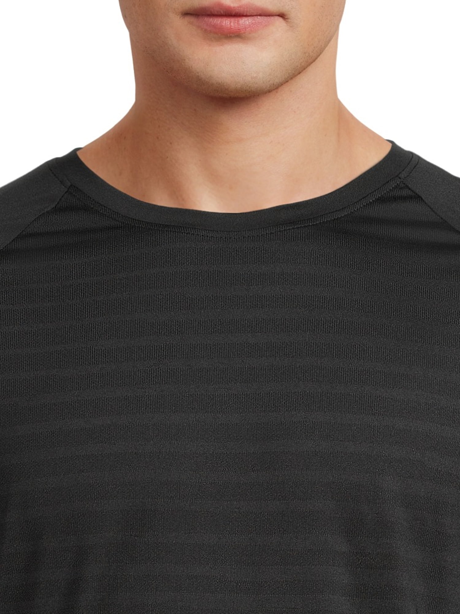 Russell Men's and Big Men's Active Asymmetrical Striped T-Shirt, up to Size 5XL