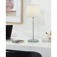 thumbnail image 5 of Livabliss Rigel Portable Table Lamp, 21-inch, Sage/Green with White Shade, 5 of 6