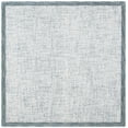 thumbnail image 2 of SAFAVIEH Abstract Clive Bordered Wool Area Rug, Navy/Ivory, 6' x 6' Square, 2 of 8