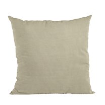 Plutus Brands Plutus Oyster Solid Shiny Velvet Luxury Throw Pillow, 26L x 26W