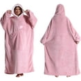 thumbnail image 2 of Joqmia Women's Oversized Wearable Blanket Hoodie - Fluffy Sherpa Plush Hooded Sweatshirt, Warm Cozy Lounge Wear for Home, Ideal Gift for Mom, Adults, Christmas, 2 of 9