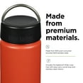 thumbnail image 4 of Klean Kanteen Wide w/Wide Loop Cap, 27oz, Tiger Lily, 4 of 7