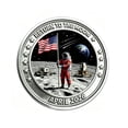 thumbnail image 4 of Program Commemorative Reversible 2 (Obverse: Astronaut On Moon; Reverse: Earth View & " To Deep ") Collectible For Enthusiasts, 4 of 6