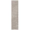thumbnail image 3 of SAFAVIEH Venus Elijah Solid Plush Shag Runner Rug, Taupe, 2'2" x 8', 3 of 6