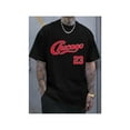 thumbnail image 1 of Men'S Chicago 23 Letter Print Short Sleeve T-Shirt, Comfortable Outdoor Leisure Round Neck Top, 1 of 7