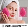 thumbnail image 4 of Esponja facial BS-MALL exfoliante para limpieza profunda, 12 unidades, 4 of 6