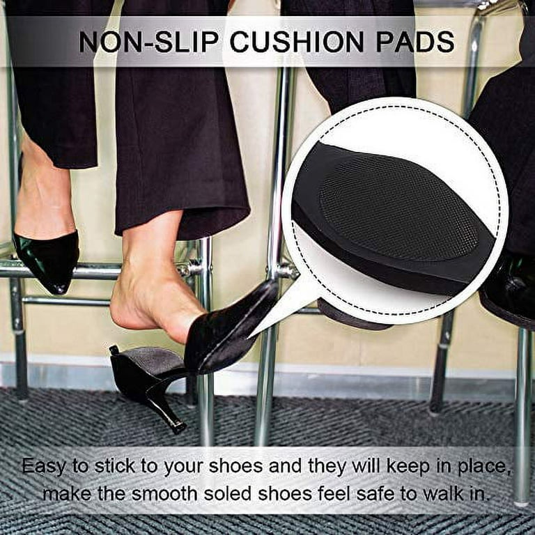 Dr. Foot Self-Adhesive Non-Skid Shoe Pads Anti Slip Shoe Grips for High  Heels, Anti-Shedding Non-Slip Rubber Sole Protectors (3 Pairs)