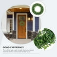 thumbnail image 2 of Qumonin Faux Boxwood Wreath Green Leaf Garland for Wedding & Party, 2 of 6