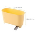 thumbnail image 5 of Raindrops Plastic Sink Strainer Basket for Kitchen Use with Great Drainage and Space Saving Design 2pcs Assorted Color, 5 of 8