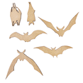 thumbnail image 2 of Krafy Supply Bulk Bat Set 1/4" MDF-18" Set of 6, 2 of 5