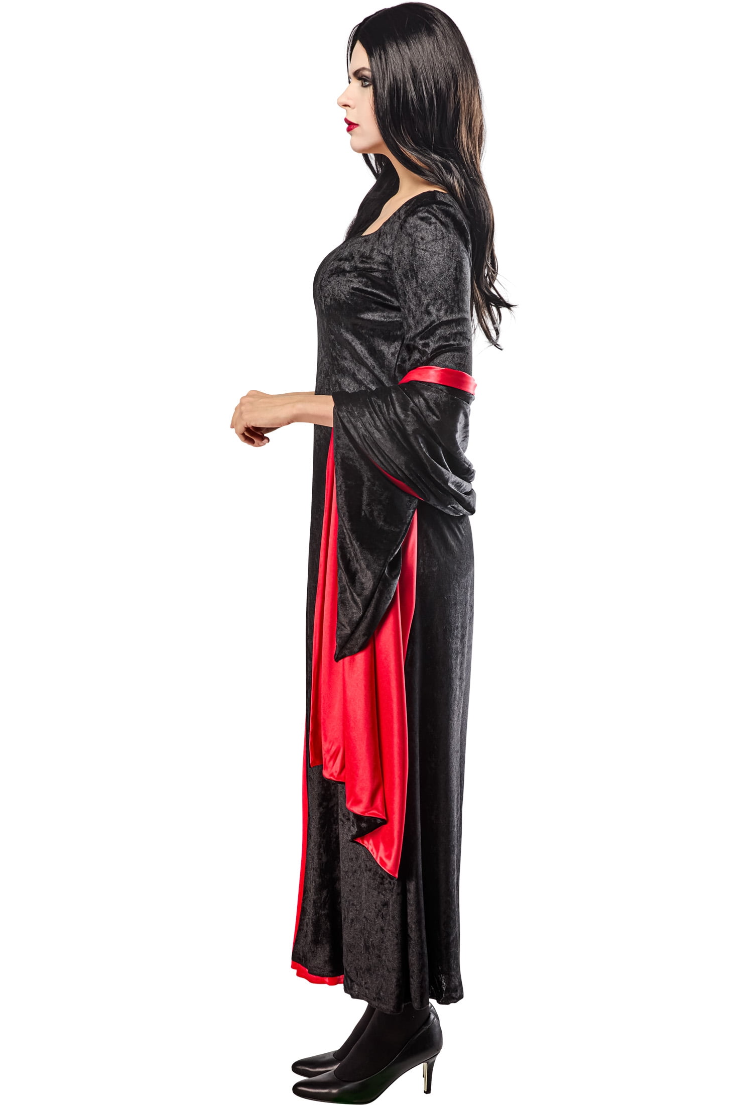 Wednesday Morticia Halloween Costume for Adults, Womens Size M (8/10), by Rubies