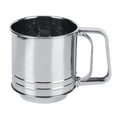 thumbnail image 2 of FLAMEEN Stainless Steel Handheld Manual Flour Sifter Sieve Strainer Kitchen Baking Tool,Flour Sieve,Flour Sifter, 2 of 8