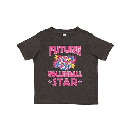 

Inktastic Future Volleyball Star Gift Toddler Toddler Girl T-Shirt
