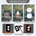 thumbnail image 3 of Yayeee Toggle Light Switch Wall Plate 1-Gang 4.5"x2.7" Home Decorative Outlet Cover, Sunshine Goldfish, 3 of 7