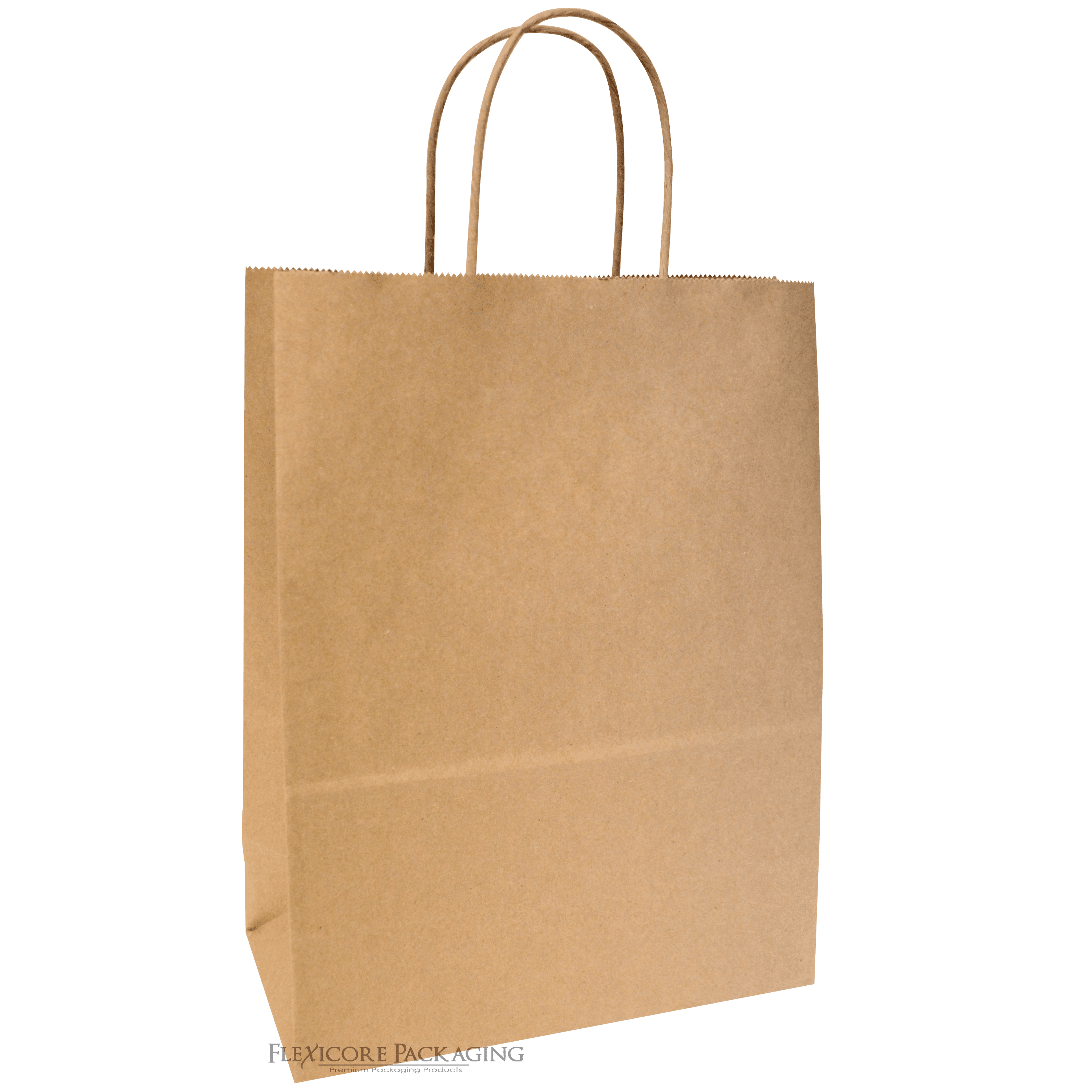 Brown Kraft Paper Bags Gift Mechandise 10"x5"x13" 50 Pcs Shopping Party 