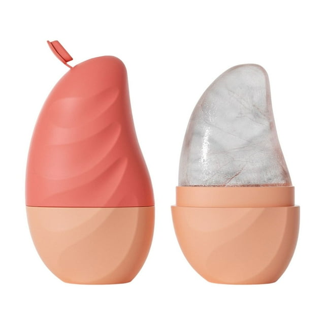 Moldes de hielo de silicona para masajes reutilizables, rodillos de hielo faciales, rodillos de hielo para rostro y ojos, herramientas de cuidado facial con rodillos de hielo.