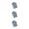 thumbnail image 1 of Transemion Exquisite Handmade DIY Miniature Kit 3D Building for Birthdays Style A 3Set, 1 of 1