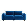 thumbnail image 5 of Modway Copious Performance Velvet Loveseat in Navy, 5 of 7