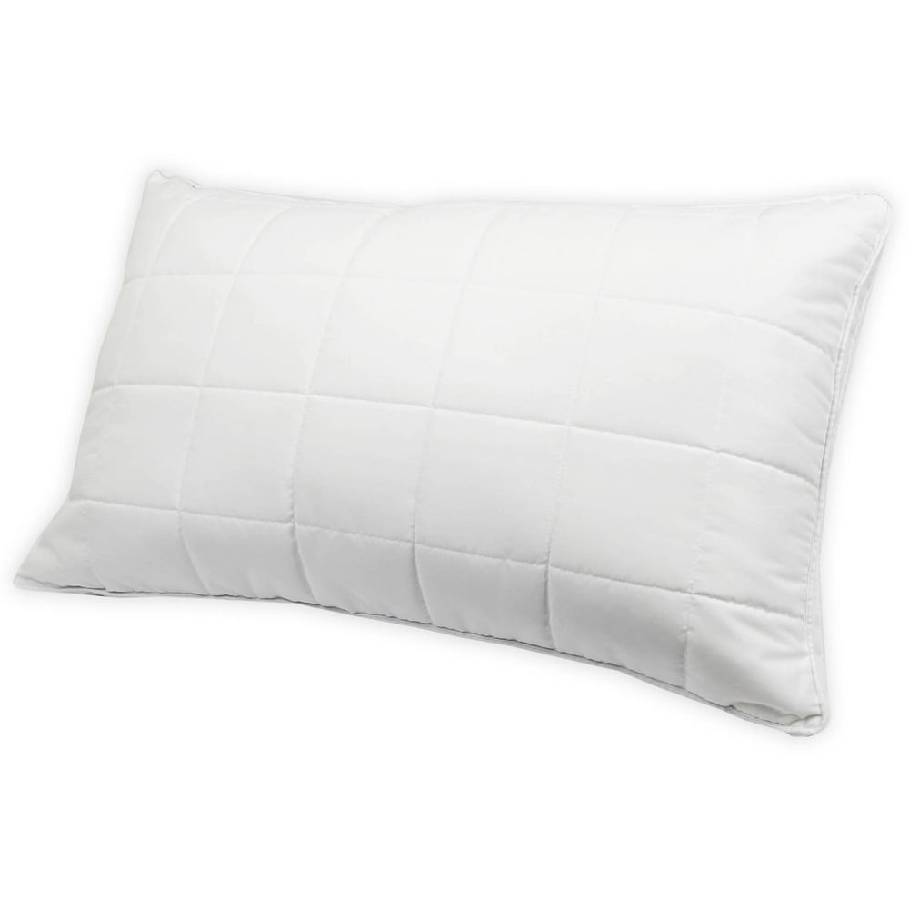 Natural Quilted Feather Pillow