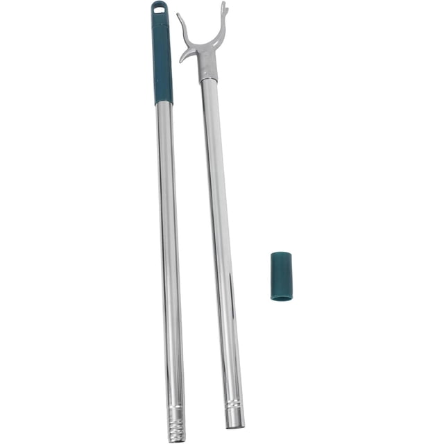 Barra De Tendedero De Ropa De Acero Inoxidable Extensible Para Balcón Y Armario Poste Para Alcanzar La Ropa