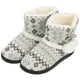 thumbnail image 5 of EeaseMX Botas de invierno con suela gruesa y elegantes, resistentes al frío y abrigadas para el hogar y el interior, color gris (talla S, para 35-36 yardas), 5 of 7