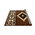 thumbnail image 2 of HR HANDCRAFT RUGS HR Southwestern Rugs for Cabin Tribal Medallion Carpet for Livingroom Mocha - 5' X 7', 2 of 5