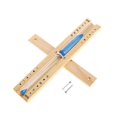 thumbnail image 1 of Wall-Mounted Hourglass Wooden Hourglass Sand Timer 15 Minutes Blue Sand, 1 of 5