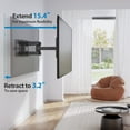 Pipishell FullMotion TV Wall Mount for Most 3775 Inch TVs up to 100