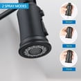 thumbnail image 5 of KOFUN Touch Kitchen Faucet, Kitchen Sink with Pull Down Sprayer, Brushed Nickel Stainless Steel Kitchen Faucets for Kitchen Sink, Touch Inductive Sensitive Faucet Mixer, 5 of 7