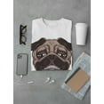 thumbnail image 3 of Funny Dog Pug Cartoon Tee Men's -Image by Shutterstock, 3 of 4