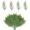 25pcs, variant on 60 count Artificial Pine Branches- 13.7 Inches Greenery Pine Sprigs- Plastic Faux Pine Picks for Christmas DIY Garland Wreath Floral Garden Decoration