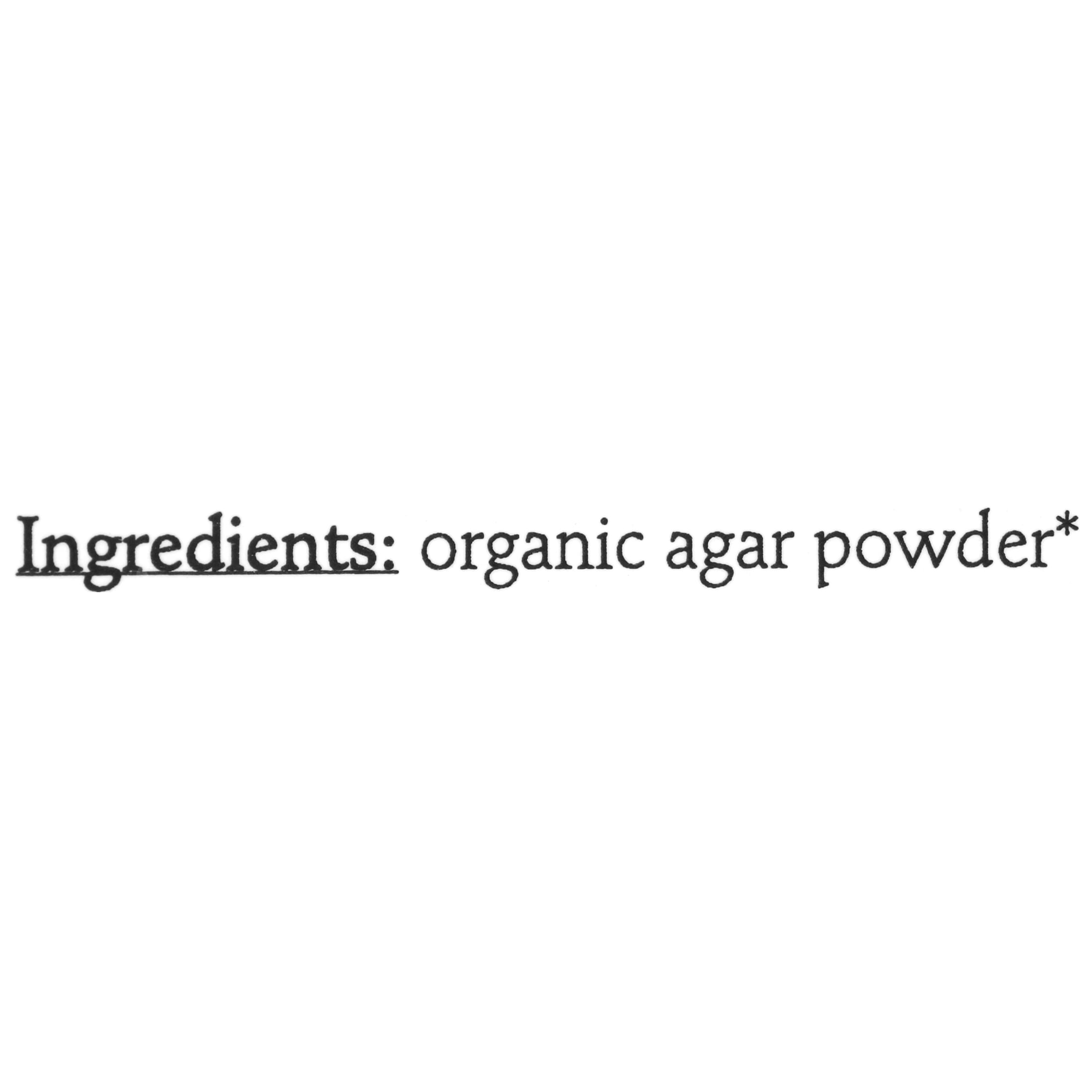 Buy Foods Alive Agar Agar Powder 2oz (Single Pack) Organic Agar Agar