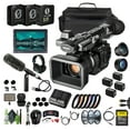 thumbnail image 1 of Panasonic AG-X20ED Professional 4K Camcorder, 20x Optical Zoom, XLR Audio, UHD 60p, SDI/HDMI Output For Filmmaking, Event Coverage, and Live Production Bundle With 128GB Card + Headphones + More, 1 of 7
