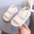 thumbnail image 3 of Bixock Toddler Boys Sandals Kids Shoes Boys Solid Color Open Toe Sandals 2 Way Wear Slides Casual Beach Summer Shoes for Toddler, 3 of 7