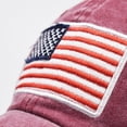thumbnail image 5 of USA Flag Embroidered Baseball Cap Vintage Washed American Flag Hat Adjustable Unisex, 5 of 8