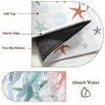 thumbnail image 6 of Rectangle Rug 4ft Area Rug, Summer Ocean Colorful Coral Area Rugs for Living Room Bedroom, Abstract Starfish Bubble Floor Mat Non-Slip Non-Shedding Carpet Indoor Accent Rugs, 6 of 9