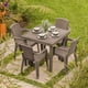 thumbnail image 2 of Comedor Para Exterior Tipo Rattan 4 Puestos Taupe mq 526-MOC, 2 of 6