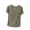 Green, variant on Summer Tops for Women Short Sleeve Solid Color Round Neck Pocket Detail Casual Modal Cotton Polyester Blouse Pink XXL